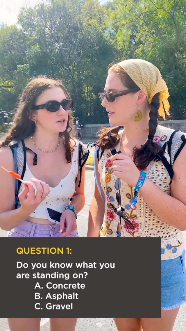 One of our current projects is in partnership with texasasphaltpavement to promote and shine a positive light on the asphalt industry. After a little brainstorming, we thought it would be effective and hilarious to ask ACL attendees their thoughts. 

Did you know roads were made with asphalt? 

#asphalt #asphaltindustry #guerillamarketing #aclfest #tiktokinterview #manonthestreet #interview #austincitylimits #acl2022 #austintexas #streetinterview
