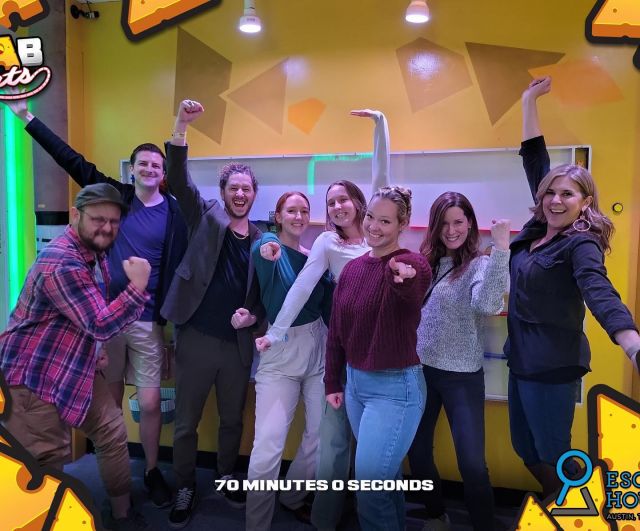 We had so much fun during our team building event at @escapehouraustin 🤘 It definitely tested our communication, patience and teamwork skills!